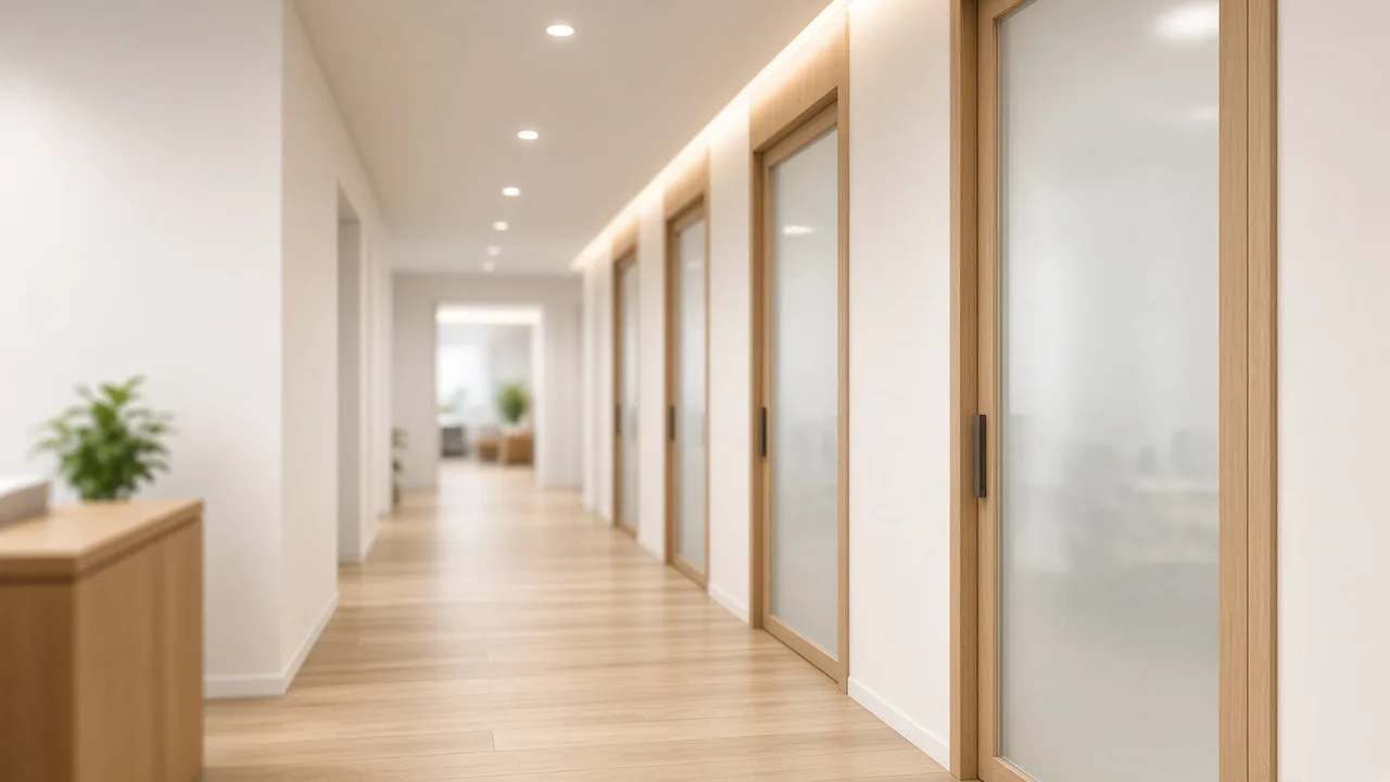 Professional firm hallway